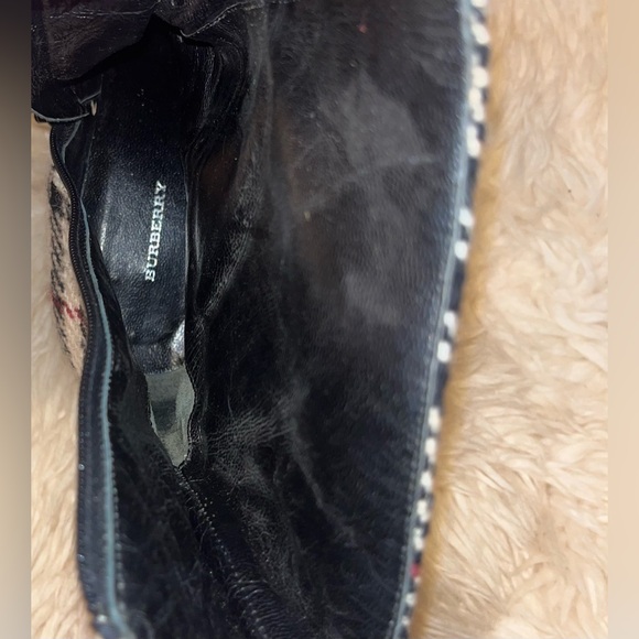 Burberry 2000s Nova Check Tweed Heeled Boot - Picture 4 of 13